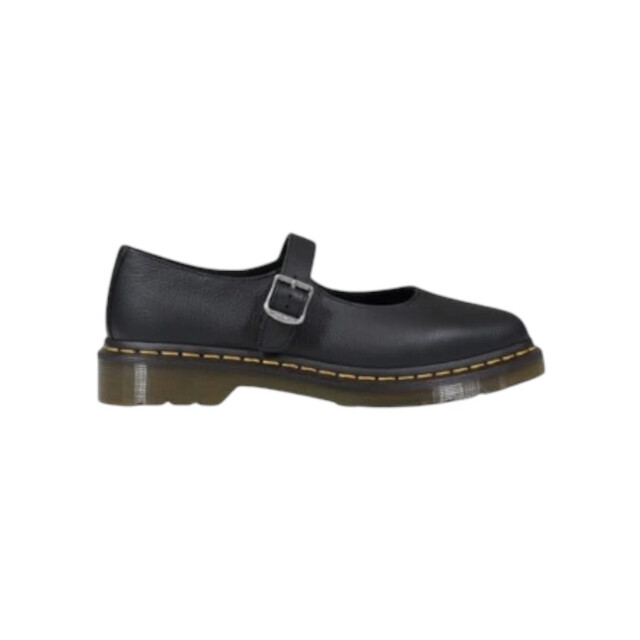 Dr. Martens Dames slip on schoenen leer Dr. Martens Zwart Elphie Virginia Leren Mary Jane Schoenen large