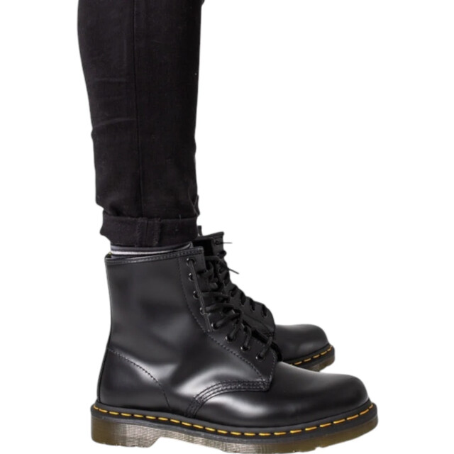 Dr. Martens Leren heren laarzen Dr. Martens Zwart Leren Smooth Platsform Laarzen large