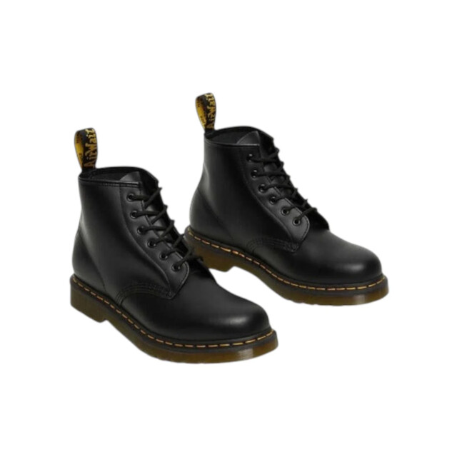 Dr. Martens Leer enkel laarzen Dr. Martens Zwart Smooth Leer Enkel Laarzen large