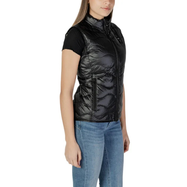 Blauer Gilet dames Blauer Gilet Dames Zwart Mouwloos Voor Lente Zomer large