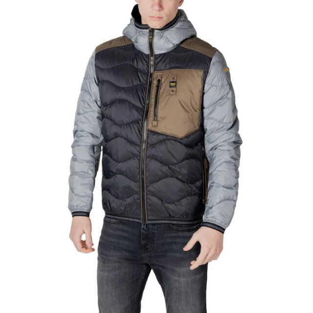 Blauer Windbreaker heren Blauer Windbreaker Heren Zwart Met Capuchon Voor Lente large