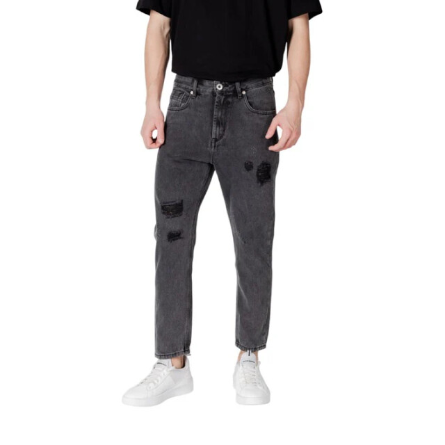 Gianni Lupo Jeans heren Gianni Lupo Grijs Broek large