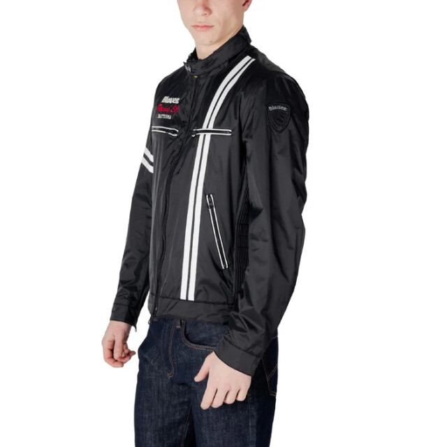 Blauer Windbreaker heren Blauer Windbreaker Heren Zwart Voor Lente En Zomer large