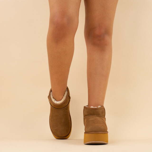 EMU Australia Emu boots stinger micro platform chestnut dames leer W13082-CHESTNUT large