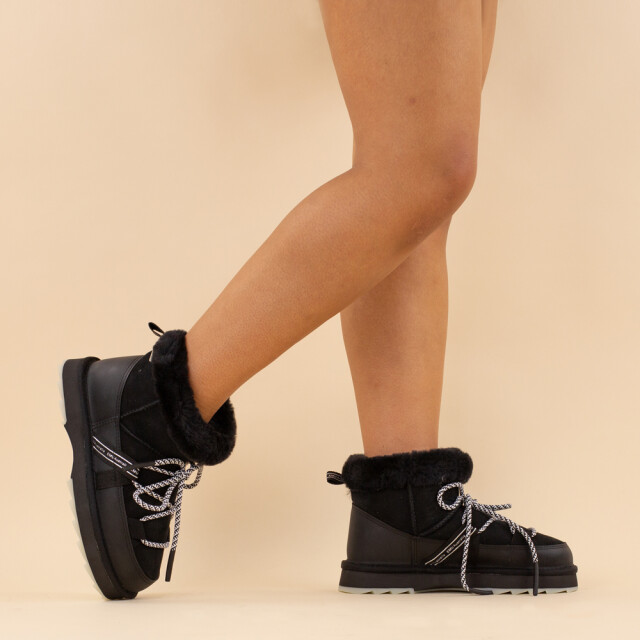 EMU Australia Emu boots blurred micro black dames leer W13129-BLACK large