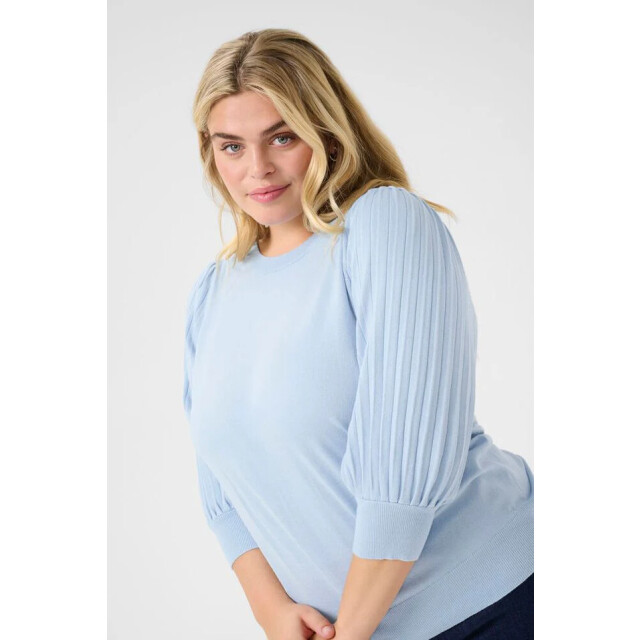 KAFFE Kcloni 3/4 sl knit pullover 10582202 large