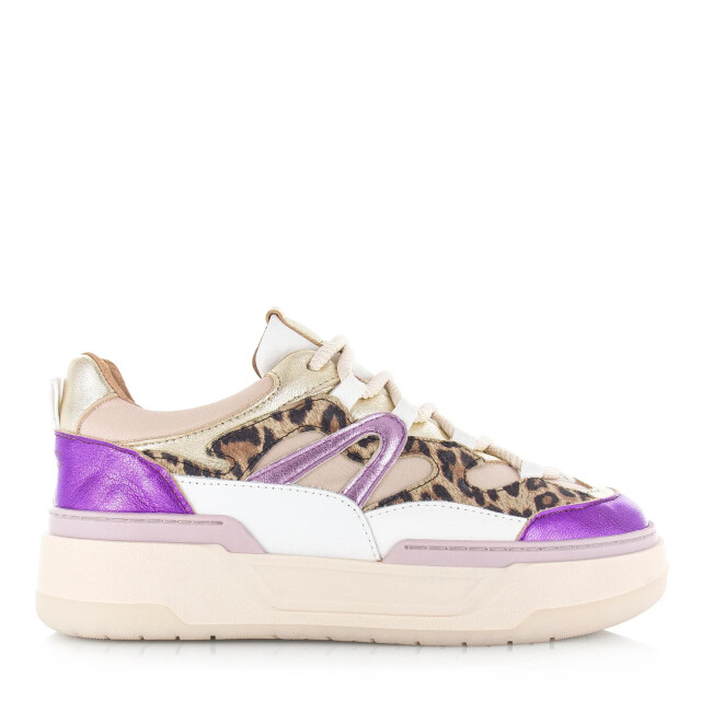 DWRS Label Dwrs walton leopard sneakers sand lage sneakers dames B11387-01 8361 large