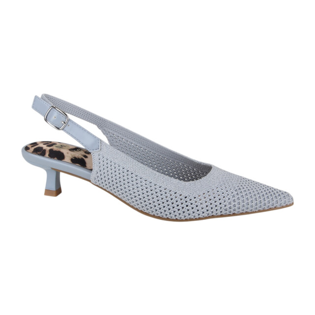 La Strada 2403346-4502 lt grey/silver knitted dames pumps La Strada 2403346-4502 LT GREY/SILVER KNITTED large