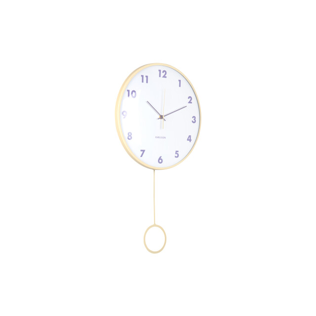 Karlsson wandklok cheeky dome pendulum zacht 3062134 large