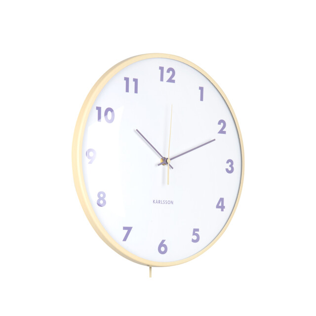Karlsson wandklok cheeky dome pendulum zacht 3062134 large