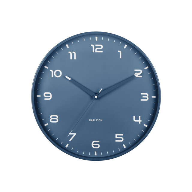 Karlsson wandklok orgullo classic blue- Ø40cm 3062116 large