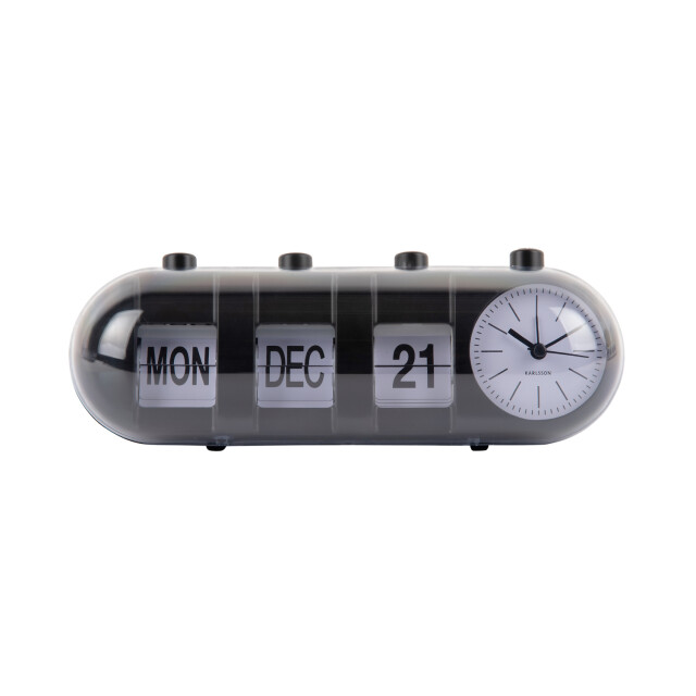 Karlsson wekker retro tube calendar flip - 3064844 large