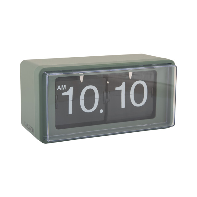 Karlsson wand/tafelklok retro boxed flip jungle 3062081 large