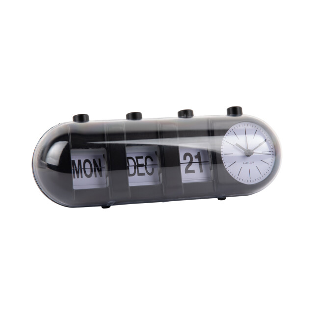 Karlsson wekker retro tube calendar flip - 3064844 large