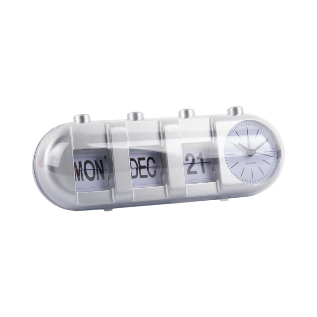 Karlsson wekker retro tube calendar flip - 3064848 large