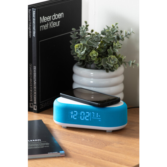 Karlsson wekker vogue w. phone charger and blue tooth helder 3064808 large