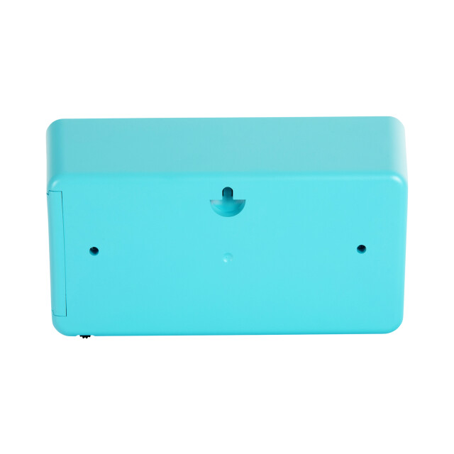 Karlsson wand/tafelklok funky flip turquoise blue 3062064 large