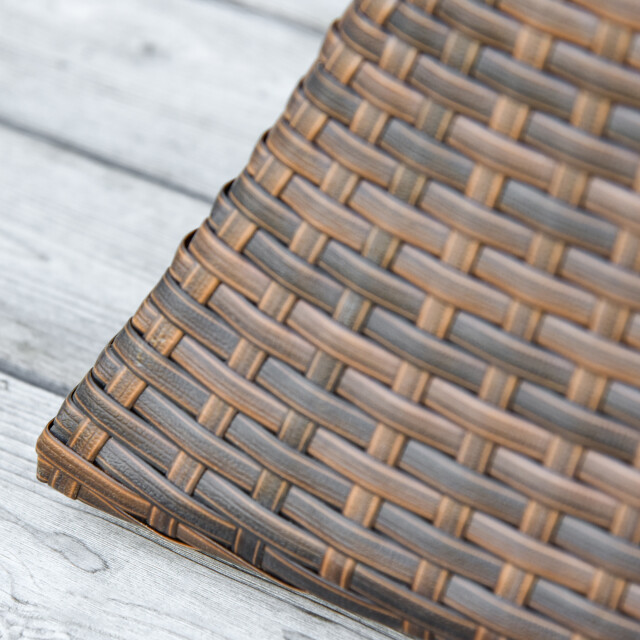 4goodz Outsunny parasolstandaard met bijzettafel zonneschermhouder polyrotan - 3170184 large