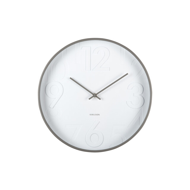 Karlsson wandklok ayuno donker- Ø40cm 3062123 large