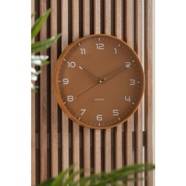 Karlsson wandklok orgullo oker- Ø40cm 3062119 large
