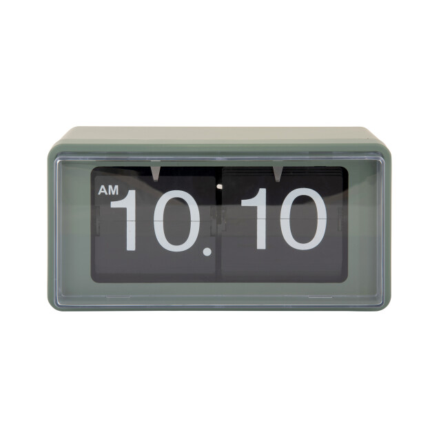 Karlsson wand/tafelklok retro boxed flip jungle 3062081 large