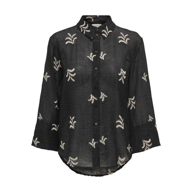 Jacqueline de Yong Jdytheo 7/8 embroidery shirt wvn 15343807 large