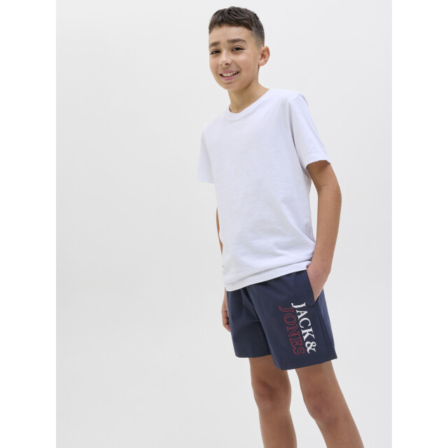 Jack & Jones Zwemshort jpstmaui double logo effen donker 12273841-Donkerblauw large
