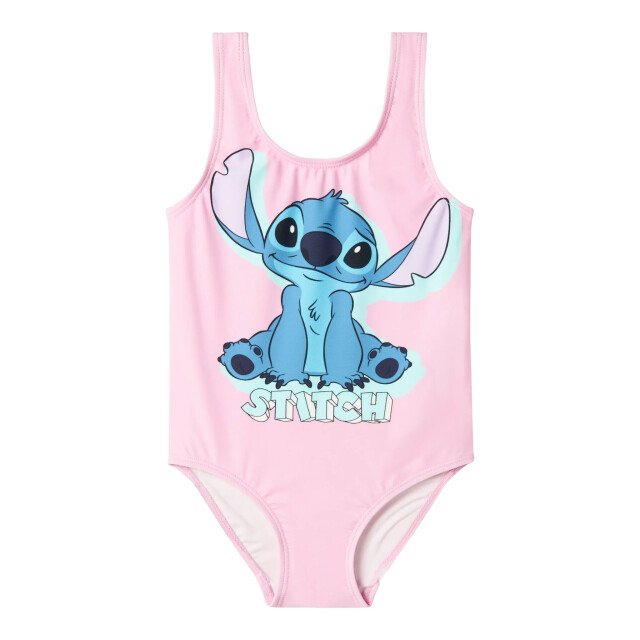 Name It Meisjes badpak nmfmodina stitch ronde hals 13239640-Pink Frosting large