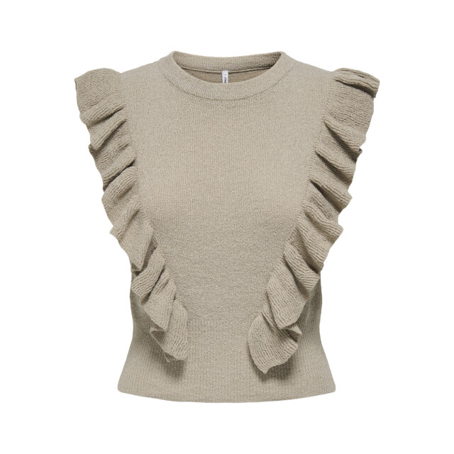Only Onlashley sl o-neck knt taupe 4381.77.0001 large