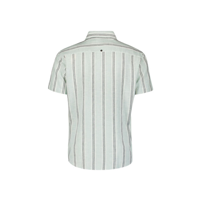 No Excess Shirt short lseeve bobby vertical stripe with linen dessin 5319.29.0004 large