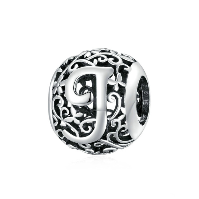 Mijn bedels Alfabet bedel romantisch letter j MB1798-J|one size large