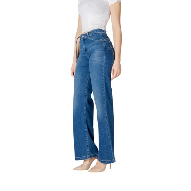 Liu Jo Jeans dames Liu Jo Blauw Jeans Met Wijde Pijpen large