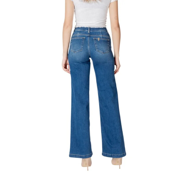 Liu Jo Jeans dames Liu Jo Blauw Jeans Met Wijde Pijpen large