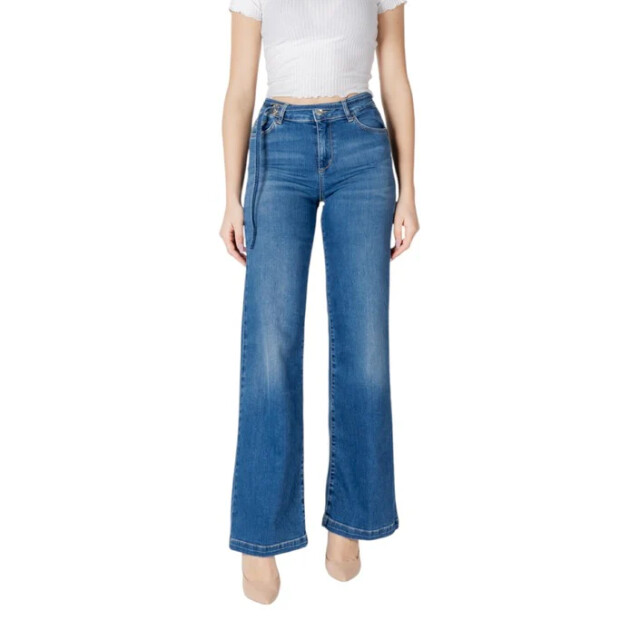 Liu Jo Jeans dames Liu Jo Blauw Jeans Met Wijde Pijpen large