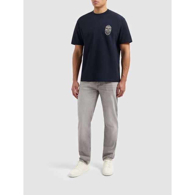 Pure Path Loose fit crewneck ss t-shirts navy 25010114-07 large
