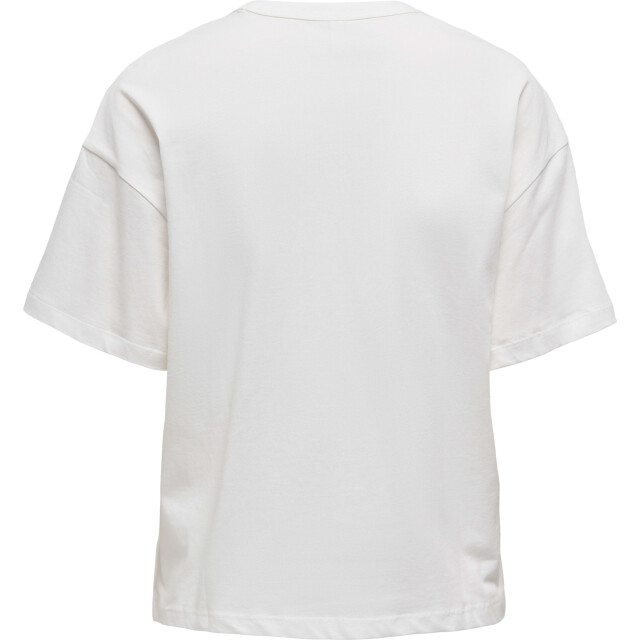 Only Onltenna s/s girl top box jrs cloud dancer/fashion 15347020-177922001 large