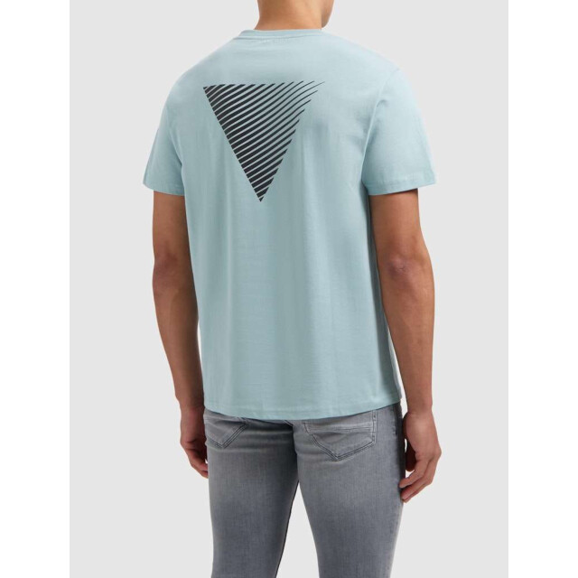 Pure Path Regular fit crewneck ss t-shirts blue grey 25010119-93 large