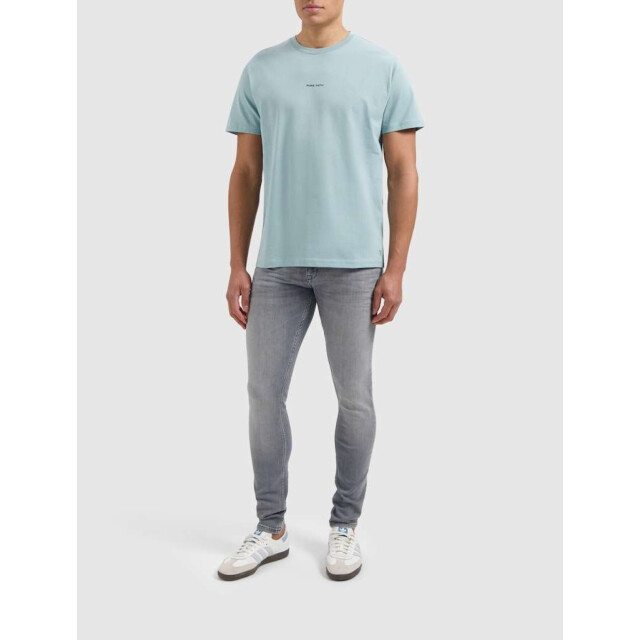 Pure Path Regular fit crewneck ss t-shirts blue grey 25010119-93 large