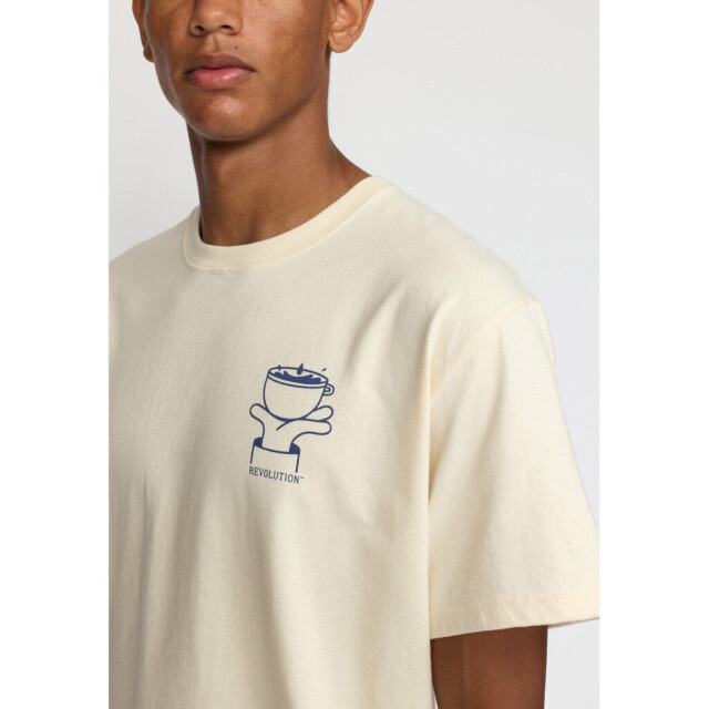 Revolution Roa printed t-shirt offwhite 1394 ROA-Offwhite large