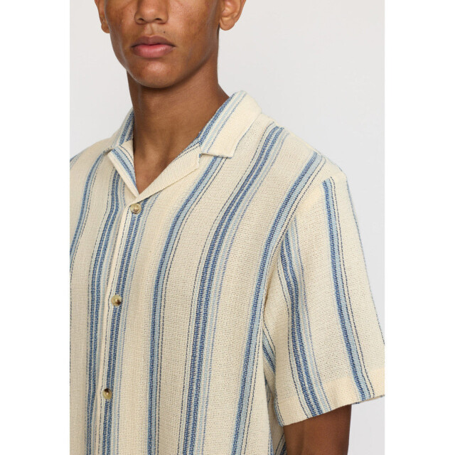 Revolution Short sleeved cuban shirt blue 3163 Cuban-Blue large