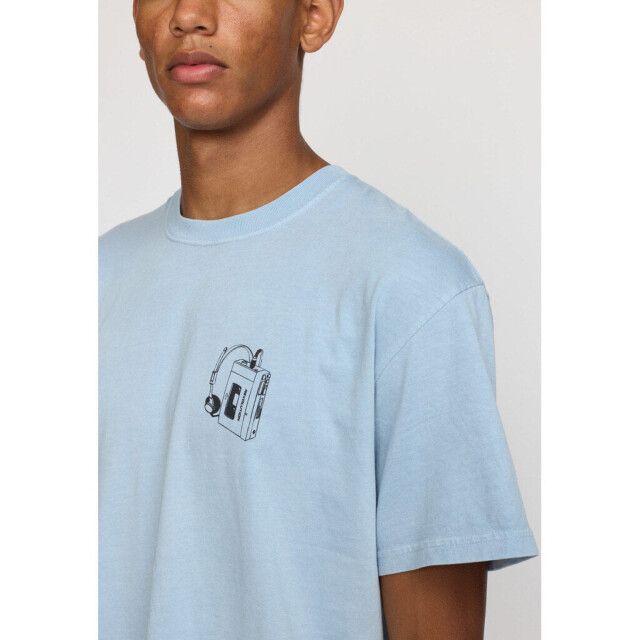 Revolution Sim printed t-shirt dustblue 1389 SIM-Dustblue large