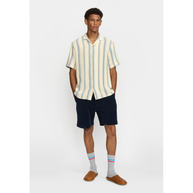 Revolution Short sleeved cuban shirt blue 3163 Cuban-Blue large