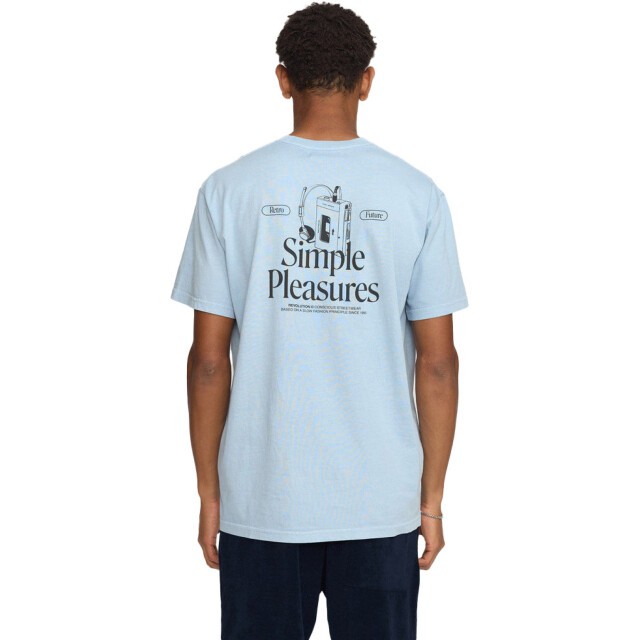 Revolution Sim printed t-shirt dustblue 1389 SIM-Dustblue large