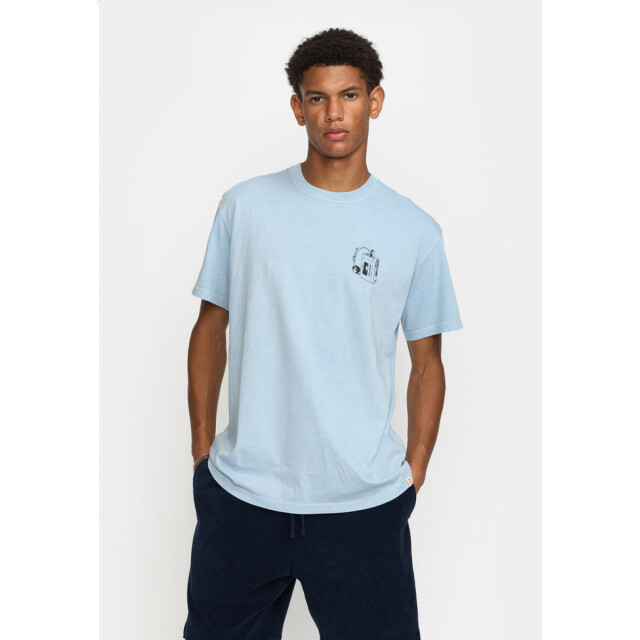 Revolution Sim printed t-shirt dustblue 1389 SIM-Dustblue large