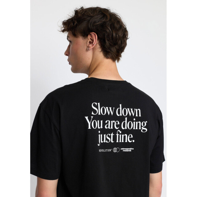 Revolution Application t-shirt black 1393 SLO black large