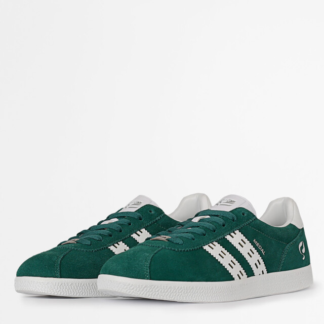Q1905 Sneaker medal classic hardgroen/wit QM1243548-943-1 large