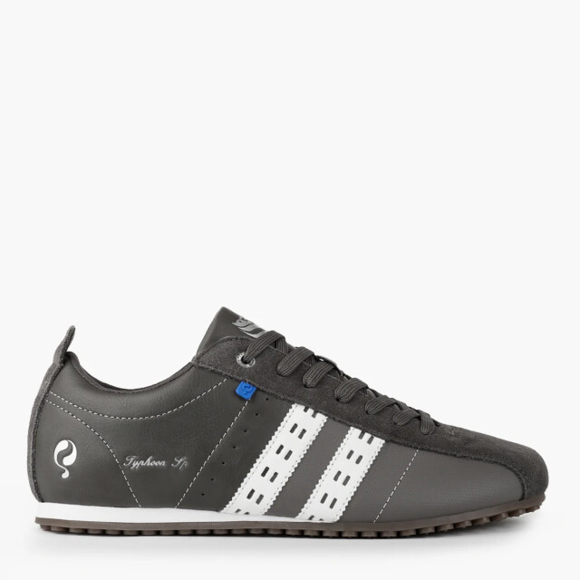 Q1905 Sneaker typhoon sp middengrijs/koningsblauw/wit QM1244809-117-2 large