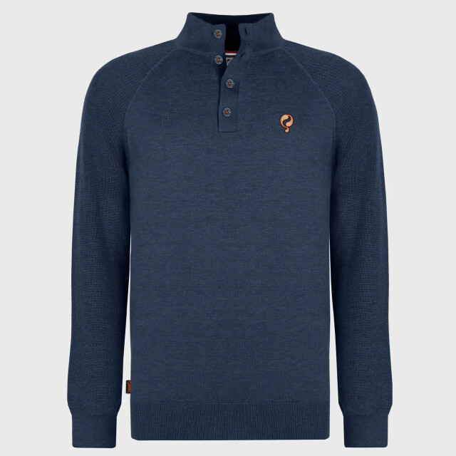 Q1905 Trui oldehove jeans melange QM2344627-627-1 large