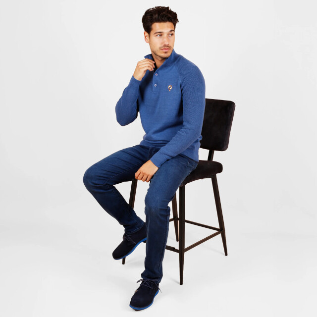 Q1905 Trui oldehove denim melange QM2344627-604-1 large