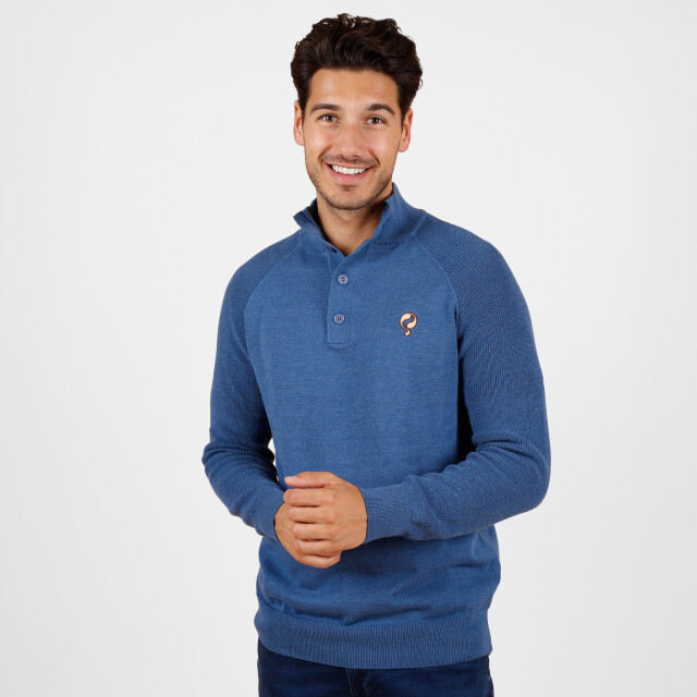 Q1905 Trui oldehove denim melange QM2344627-604-1 large